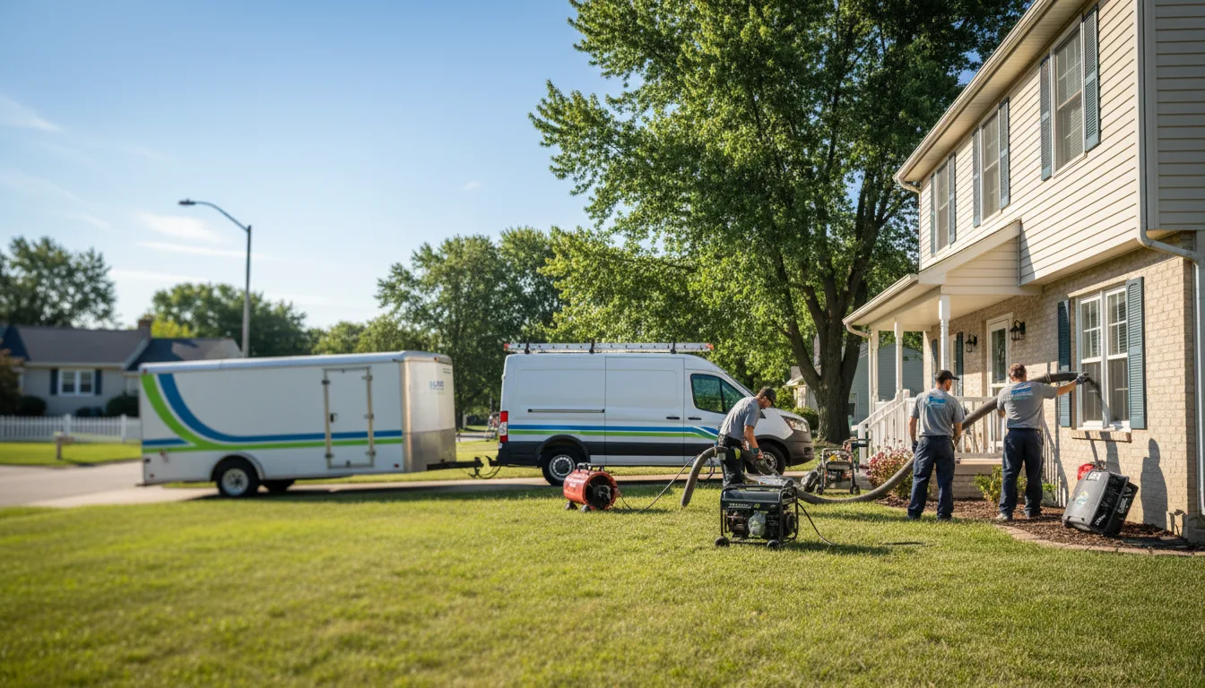Flooded Basement Restoration And Cleanup With Repair in Freeport, KS near me